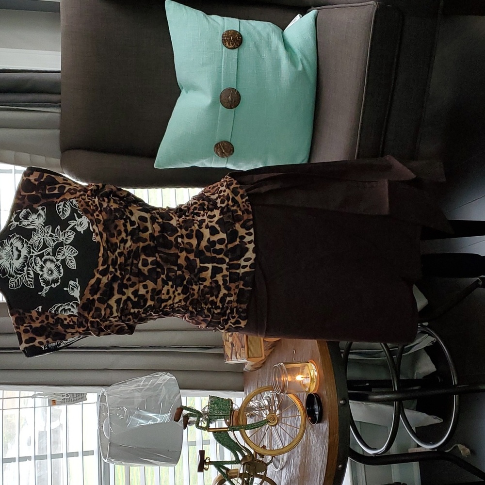 Cheetah Print Blouse